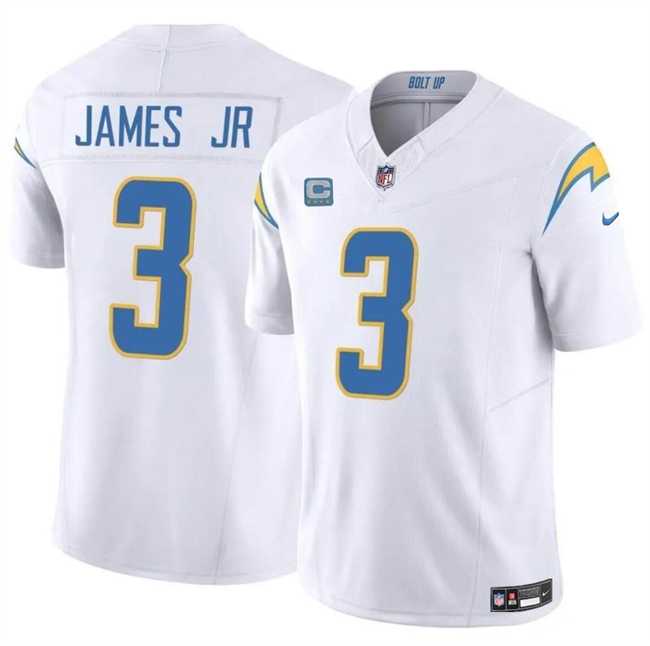 Men & Women & Youth Los Angeles Chargers #3 Derwin James Jr. White 2024 F.U.S.E. With 4-Star C Patch Vapor Untouchable Limited Stitched Jersey,We sell and wholesale Men & Women & Youth Los Angeles Chargers #3 Derwin James Jr. White 2024 F.U.S.E. With 4-Star C Patch Vapor Untouchable Limited Stitched Jersey on line form chian!